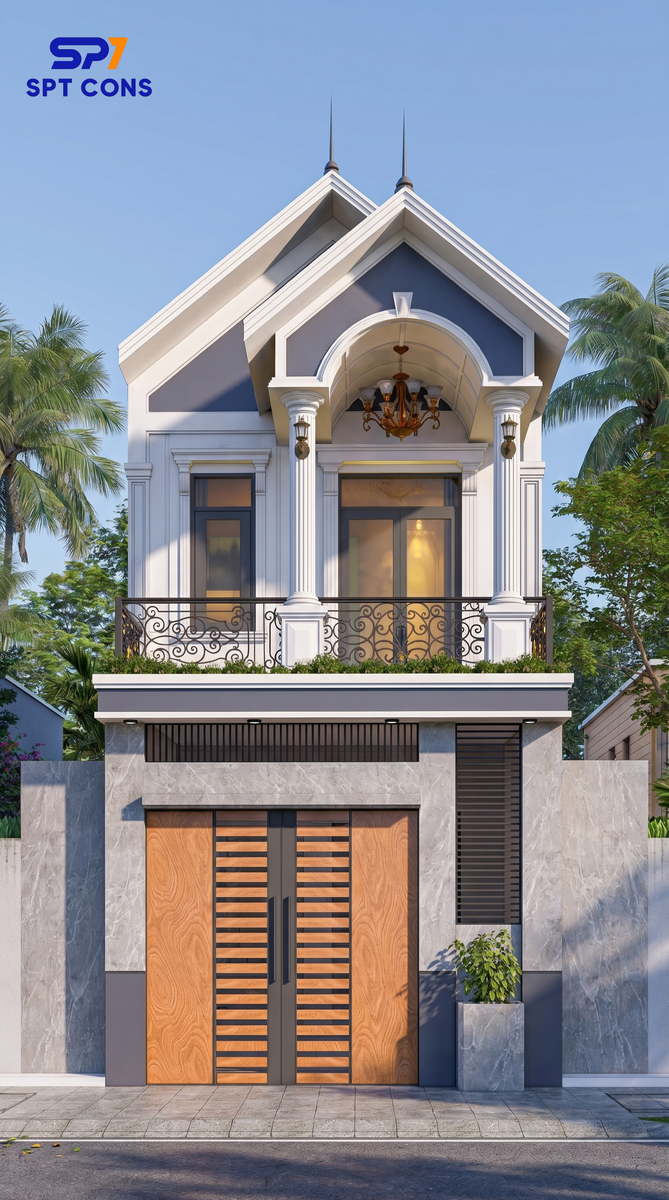 Mẫu nhà phố hiện đại 03